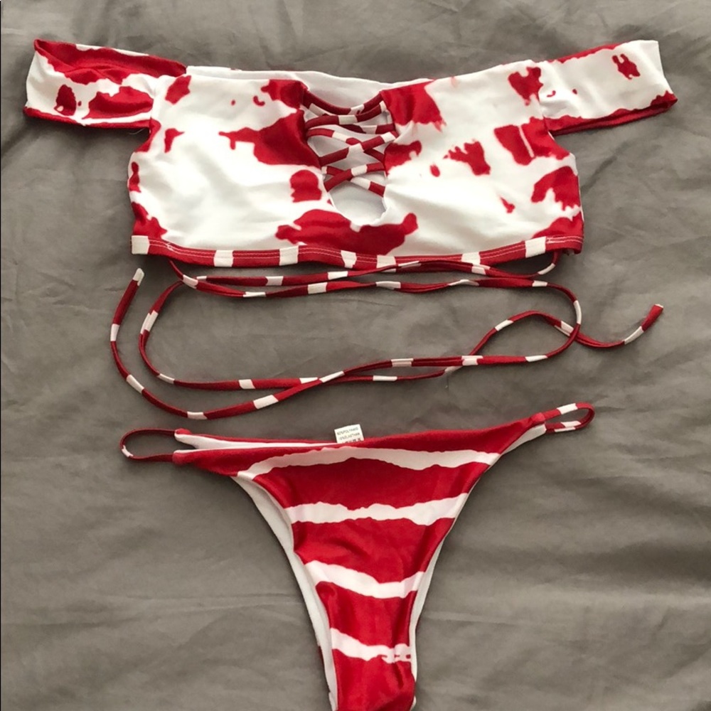 Zaful tie dye bikini